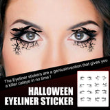 Halloween Eyeliner Patch, Scary Fashion Party Makeup Kit Bat Spider Decorative Eyeliner Eyeshadow Patch - V.I.P Digital Presence