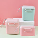 Leche en polvo para bebé, caja portátil para almacenar alimentos, cereales esenciales, leche en polvo para bebés, contenedor para refrigerios para niños pequeños