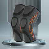 Silicone Spring Orange Strip Knee Protector Professional Jump Rope Knee Meniscus Protective Cover Knee Joint Sheath Running - V.I.P Digital Presence