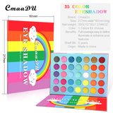 CmaaDu 35 Colors Rainbow Matte Eyeshadow Metal Waterproof Glitter Eyeshadow Palette - V.I.P Digital Presence