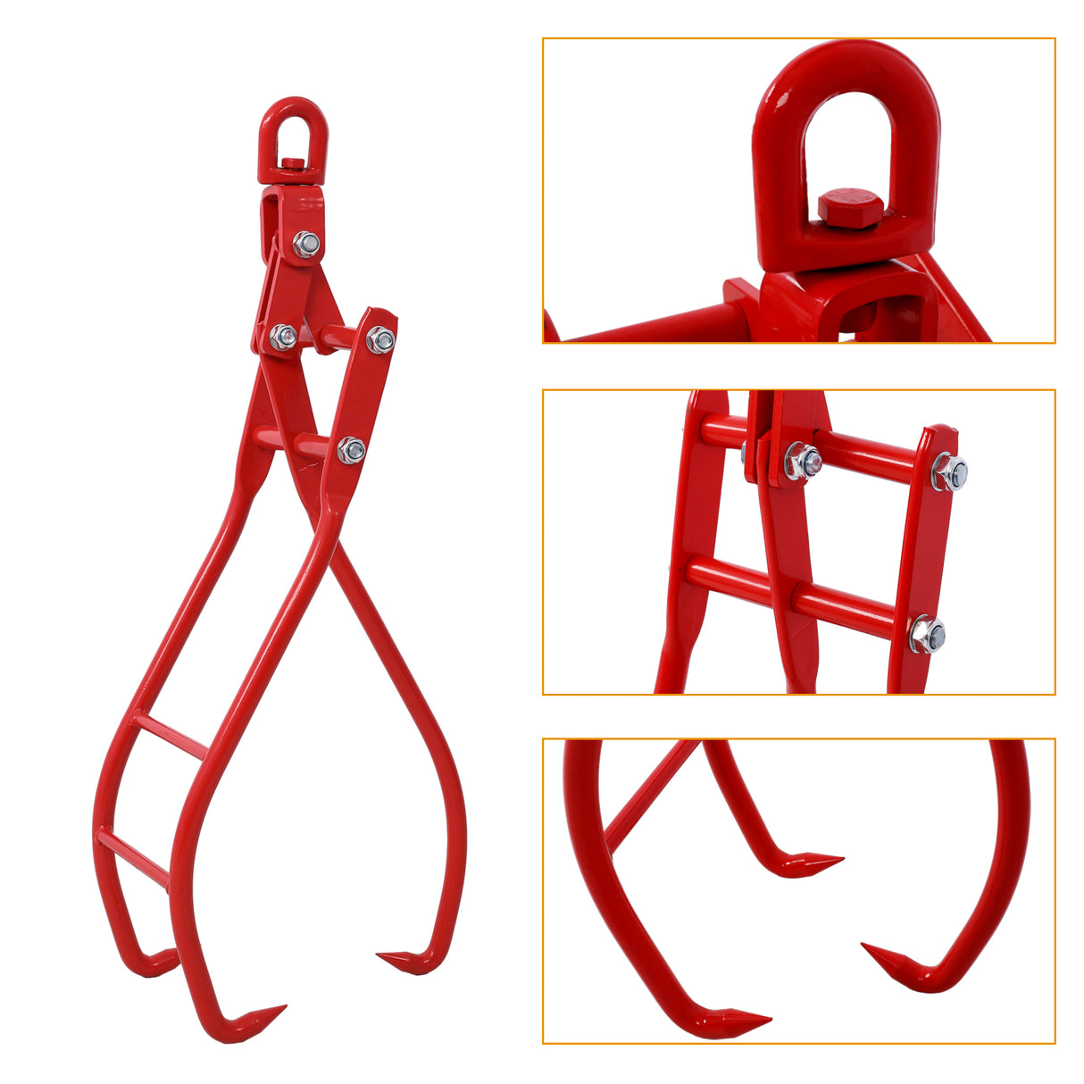 36in 3 Claw Log Grapple for Logging Tongs Eagle Claws Design Log Lifting Tongs Log Grabs Timber Lifting Tongs for Truck, ATV, - V.I.P Digital Presence