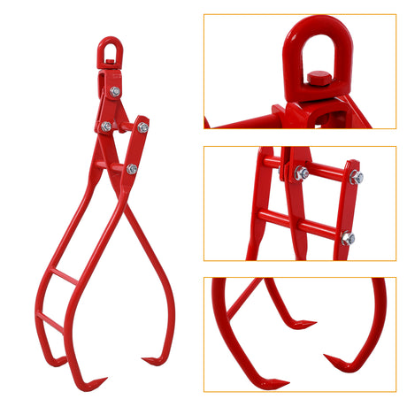 36in 3 Claw Log Grapple for Logging Tongs Eagle Claws Design Log Lifting Tongs Log Grabs Timber Lifting Tongs for Truck, ATV, - V.I.P Digital Presence