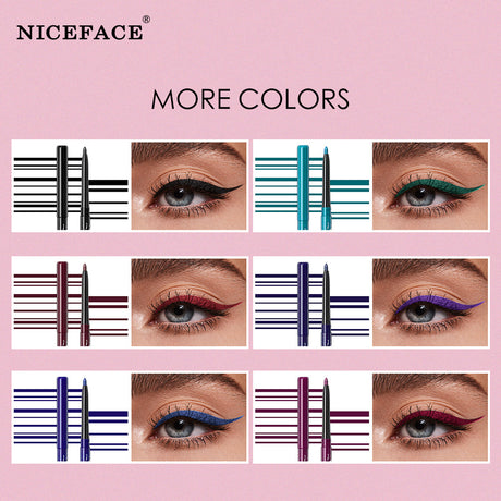 NICEFACE6 Color Matte Color Eyeliner Not Easy To Smudge Eyeliner Gel Lip Liner Eye Shadow - V.I.P Digital Presence