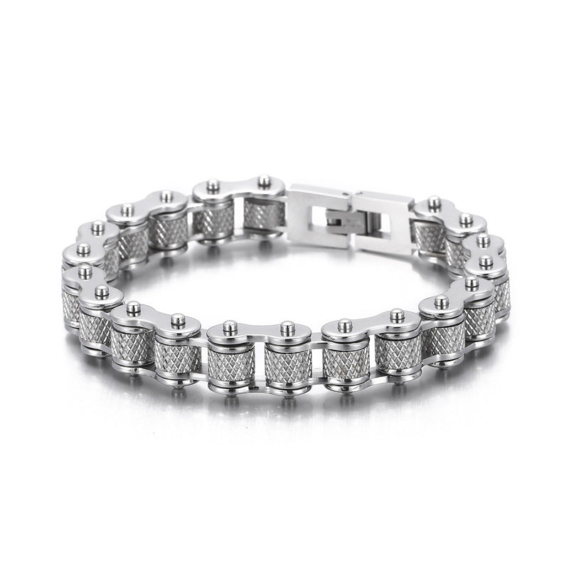 Bicycle Bracelet Titanium Steel Personalized Men's Motorcycle Chain Accessories - V.I.P Digital Presence