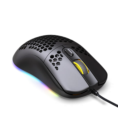 Hollow hole mouse RGB gaming luminous computer office mouse - V.I.P Digital Presence