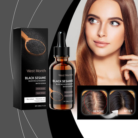 Black Sesame Hair Care Essence Nourishes Hair, Improves Dry Hair And Split Ends - V.I.P Digital Presence