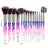 15 pcs Makeup Brushes Diamond Crystal Handle Makeup Tools Foundation Eyeshadow Brush - V.I.P Digital Presence
