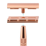 Old style shaver for both men and women, lightweight double-sided shaving blade, kraft paper packaging, alloy beard blade - V.I.P Digital Presence
