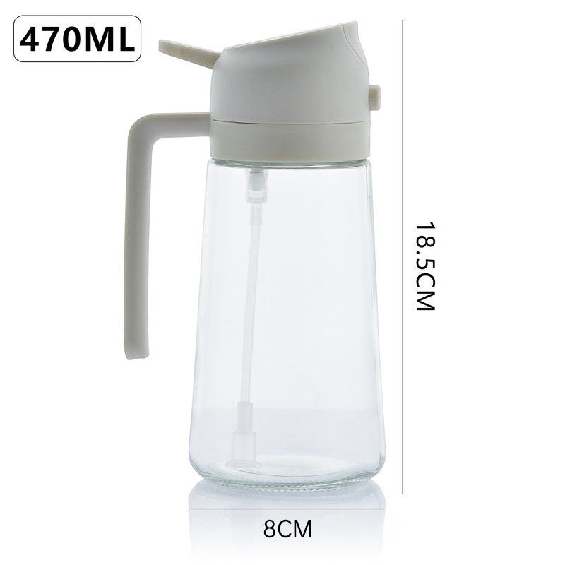 2-in-1 Kitchen Olive Oil Dispenser, Oil Sprayer, Grilling & Picnic Tools - V.I.P Digital Presence