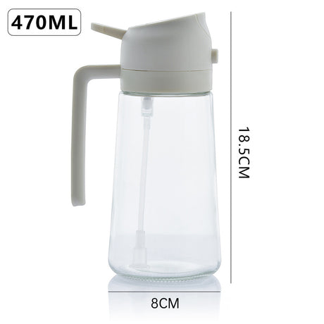 2-in-1 Kitchen Olive Oil Dispenser, Oil Sprayer, Grilling & Picnic Tools - V.I.P Digital Presence