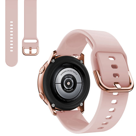 Suitable for Samsung Galaxy Watch Active2 Solid Color Silicone Strap 20/22mm Universal Strap - V.I.P Digital Presence