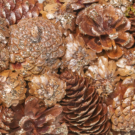 18.5'' PINE CONE WREATH - V.I.P Digital Presence