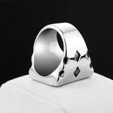 Retro titanium steel ring Death ring Poker card creative ring Unisex ring sickle ring - V.I.P Digital Presence