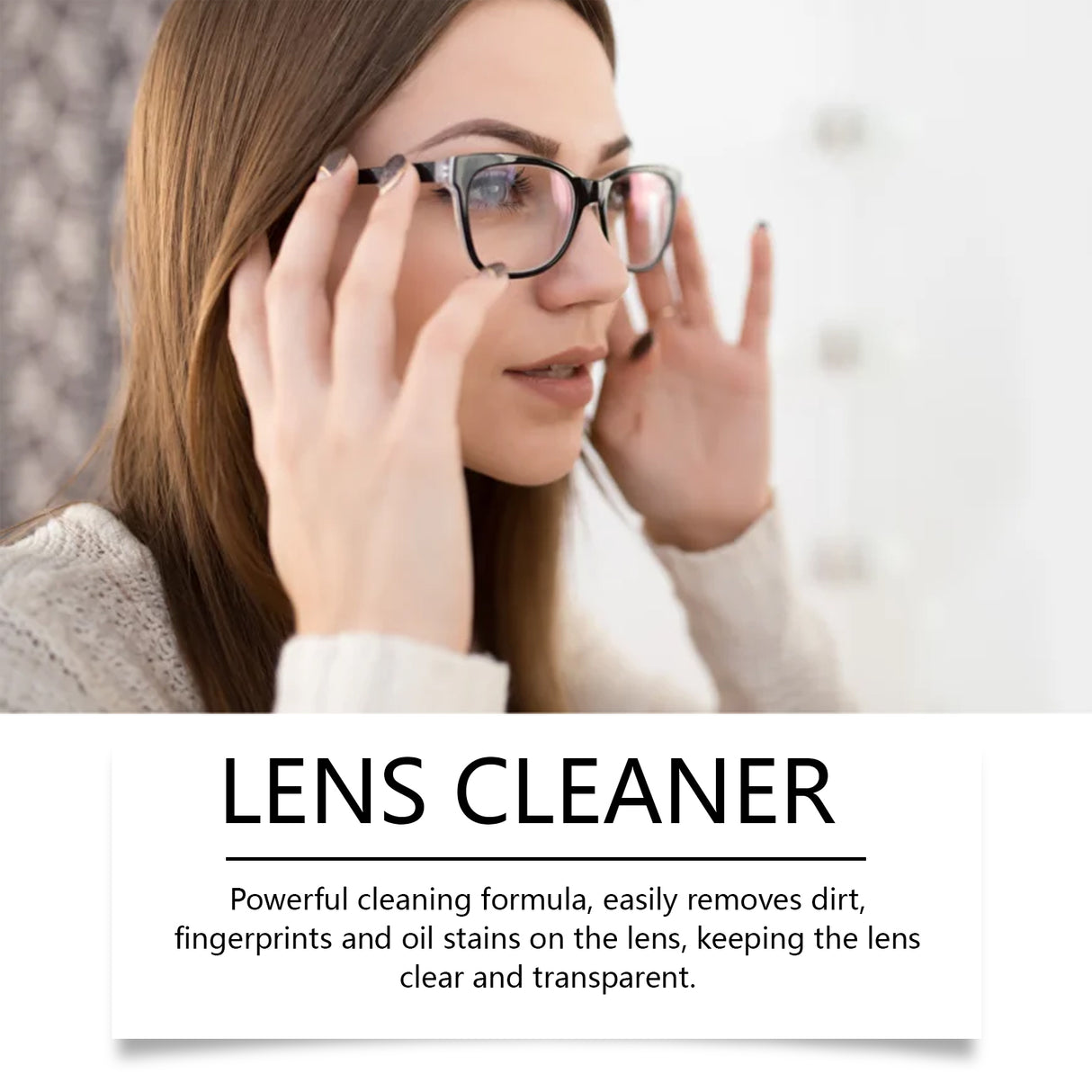 Eyeglass Cleaning Spray Cleans And Maintains Lenses With Anti-Fogging And Clear Vision Portable Cleaning Spray - V.I.P Digital Presence