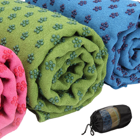 YOUGLE Non Slip Yoga Mat Cover Towel Blanket For Fitness Exercise Pilates Training - V.I.P Digital Presence