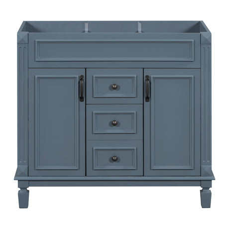 36'' Bathroom Vanity without Top Sink Cabinet only Modern Bathroom Storage Cabinet with 2 Soft Closing Doors and 2 Drawers - V.I.P Digital Presence