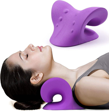 C-type cervical spine massage pillow gravity acupressure neck neck and shoulder massage pillow home corrector - V.I.P Digital Presence
