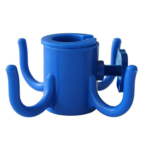 Portable Beach Umbrella Hook: 4-prong, universal for hats, bags, clothes; fits camping/beach umbrellas. - V.I.P Digital Presence