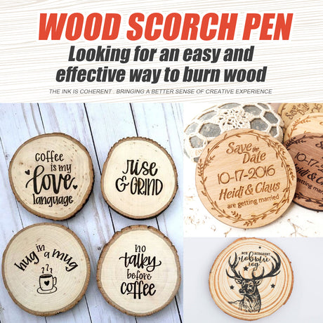 Wood Burning Pen, Children's DIY Pyrography Wood Marking Wood Burning Marker Pen - V.I.P Digital Presence