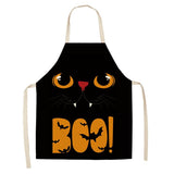1Pcs Cotton and linen creative European and American cartoon cute cat apron - V.I.P Digital Presence