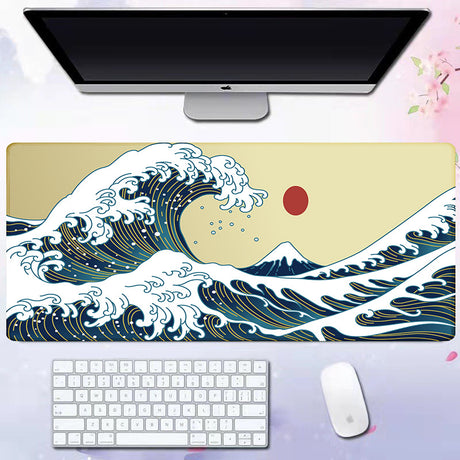 Wave mouse pad advertising game keyboard pad desk pad - V.I.P Digital Presence