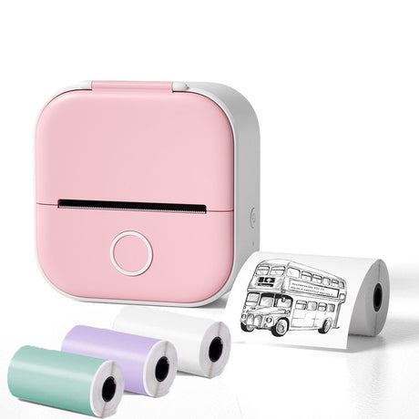 Overseas version T02 household wrong title mini pocket portable Bluetooth tag photo ledger thermal printer - V.I.P Digital Presence