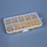 LEO 500pcs/box Multiple Sizes Golden Fishing Hooks Anti-corrosion Flat Head Barbed - V.I.P Digital Presence
