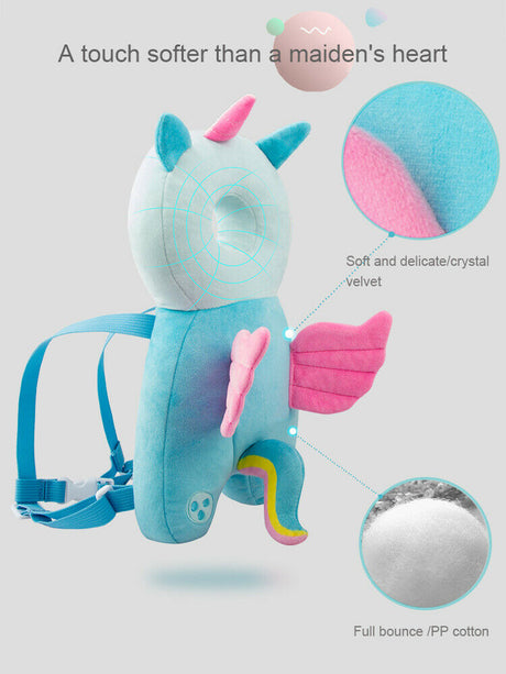 Newborn Toddler Baby Head Protector Safety Pad Cushion Back Prevent Injured Unicorn Bee Cartoon Security Pillows 1-3Y - V.I.P Digital Presence