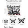Halloween 3D Butterfly Bat Home Decor Wall Sticker 12 Pack Butterfly Sticker Wall Sticker - V.I.P Digital Presence
