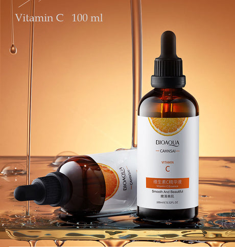 Boquanya Vitamin C essence Solution Moisturizing and staying up late for repairing, brightening skin tone, mild oil control esse - V.I.P Digital Presence