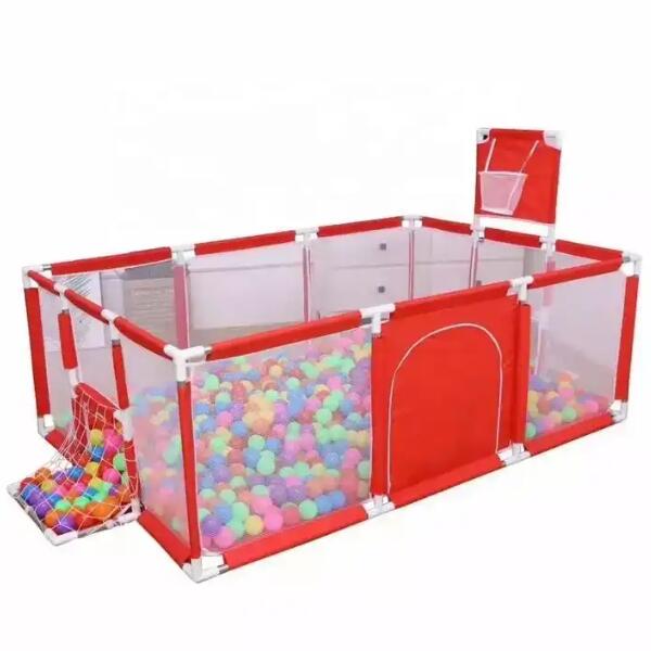 Children's fence baby basketball fence safety stainless steel playpen children's ball pit baby indoor playground baby park fence - V.I.P Digital Presence