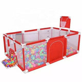 Children's fence baby basketball fence safety stainless steel playpen children's ball pit baby indoor playground baby park fence - V.I.P Digital Presence