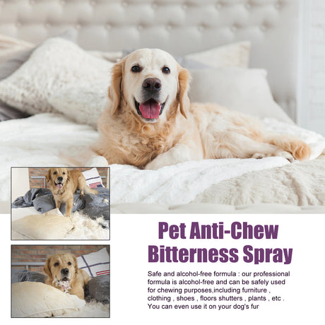 Anti-Chewing Bitter Spray For Pets, Prevent Dogs Tearing Apart Homes Scratching And Biting Long-Lasting Indoor Repellent Spray - V.I.P Digital Presence