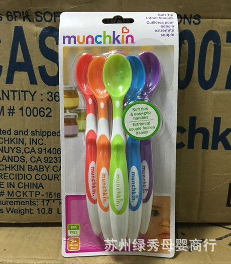 Colorful baby soft spoons 6 spoons - V.I.P Digital Presence