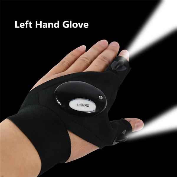 1 Piece Magic Strap Fingerless Led Glove Left Right Hand Led Light Night Fishing Glove Fishing Tools - V.I.P Digital Presence