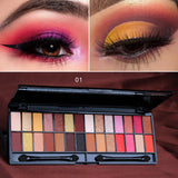 CmaaDU 28 Color Eyeshadow Palette Beginners Makeup Matte Pearlescent - V.I.P Digital Presence