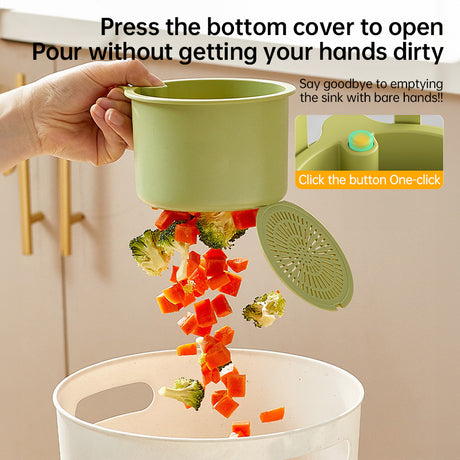 Adjustable Hanging Sink Drain Basket for Kitchen Sink, Food Waste Separator, Filter Basket & Fruit Washing Strainer - V.I.P Digital Presence