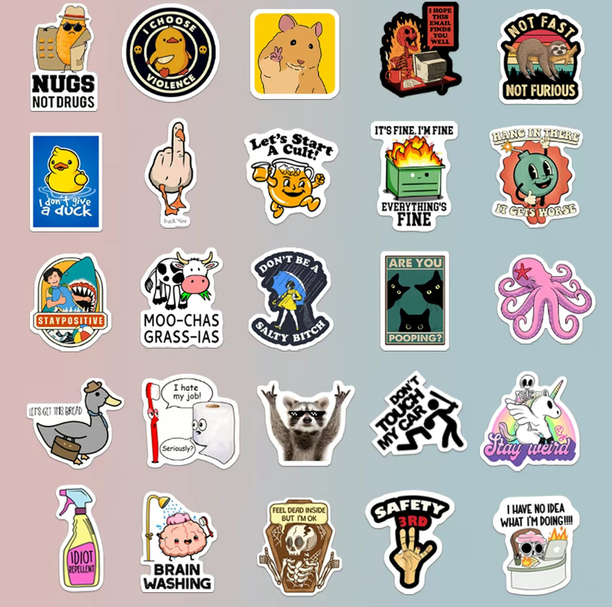 LaughSlap Sticker Pack