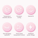 Electric Eyelash Curler Charging Model Fast Heating Portable Eye Lash Perm Shaping And Lasting Curling Thermal Eyelash Clip - V.I.P Digital Presence