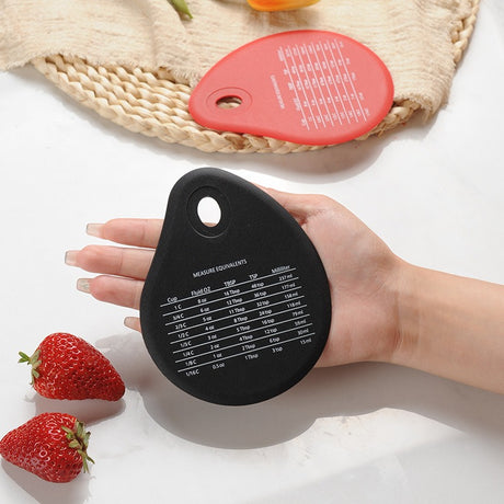 Silicone integrated scraper with baking comparison table handheld cake scraper baking tool - V.I.P Digital Presence