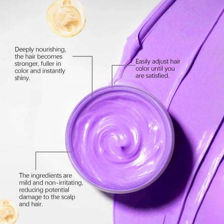 Magic Beauty wax series, colorful hair color herbal gentle moisturizing hair care and easy coloring hair conditioner - V.I.P Digital Presence