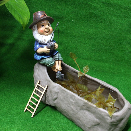 Creative resin ornaments for garden fishing sprites - V.I.P Digital Presence