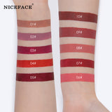 Niceface New Quality Lip Glaze Velvet Matte Lip Glaze Set Matte Non-stick Cup Holder Liquid Lipstick - V.I.P Digital Presence