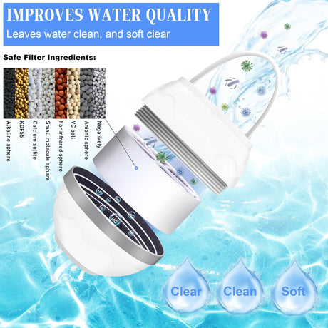 New style water purifier hanging type free installation shower filter bath water purifier universal bathtub shower - V.I.P Digital Presence