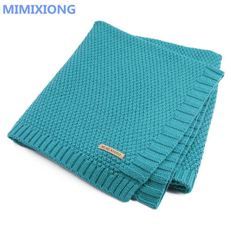 Baby Blanket Knitted Newborn Swaddle Wrap Blankets Super Soft Toddler Infant Bedding Quilt - V.I.P Digital Presence