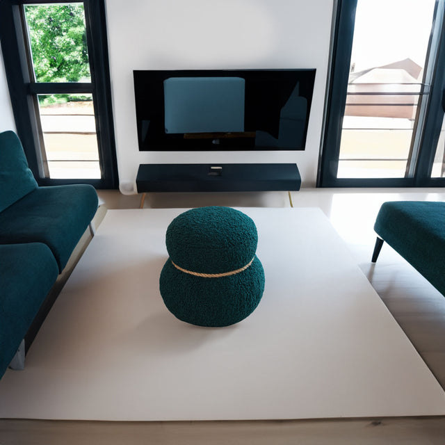 WKJ1Y Dark green snowman stool, Greig plush cushion, playful and cute, suitable for any space - V.I.P Digital Presence