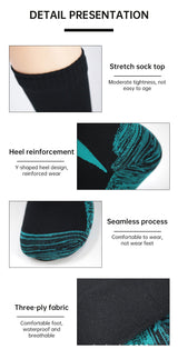 Calcetines impermeables, transpirables, para exteriores, impermeables, para senderismo, vadeo, acampada, esquí de invierno, para montar a caballo, para nieve, cálidos e impermeables.