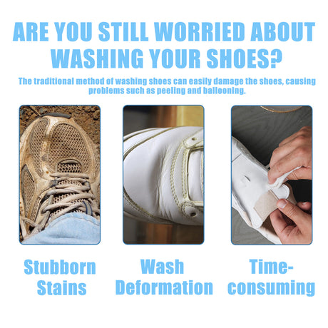 Foam Sneaker Cleaner, Small White Shoes Clean Stains Yellow Oxidation Portable No-Wash Cleaning - V.I.P Digital Presence