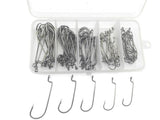 Rompin 100pcs/box 2#-3/0# 5 size Jig head HookSingle Fishing Hooks - V.I.P Digital Presence