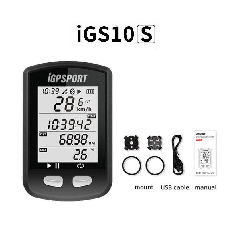 iGPSPORT iGS10S Stopwatch GPS Bicycle Computer ANT+ Heart Rate Cadence - V.I.P Digital Presence